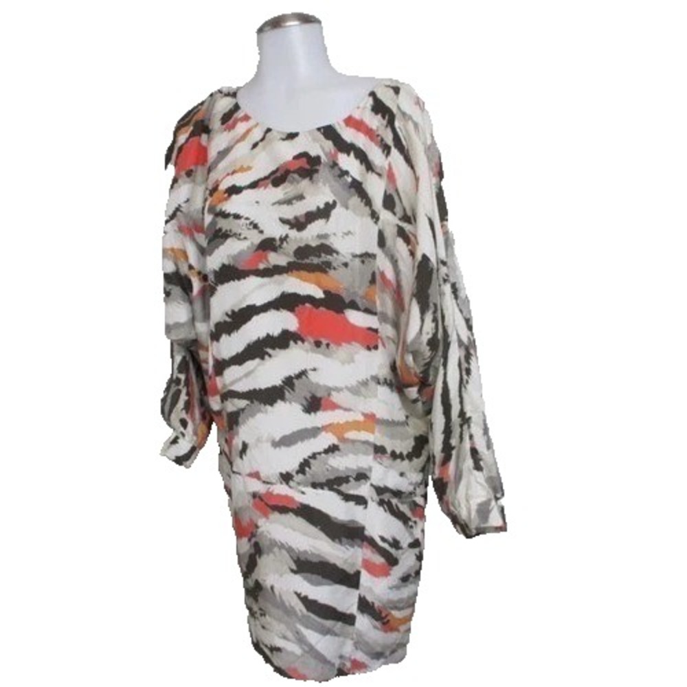 THAKOON  Sz 4  100% silk   - Abstract Print Lined Dress